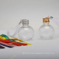 Decorated Extra Large Gin Ornaments Bauble Set Transparent Diy Plastic Fillable Glass Christmas Baubles With Gold Lid baubles